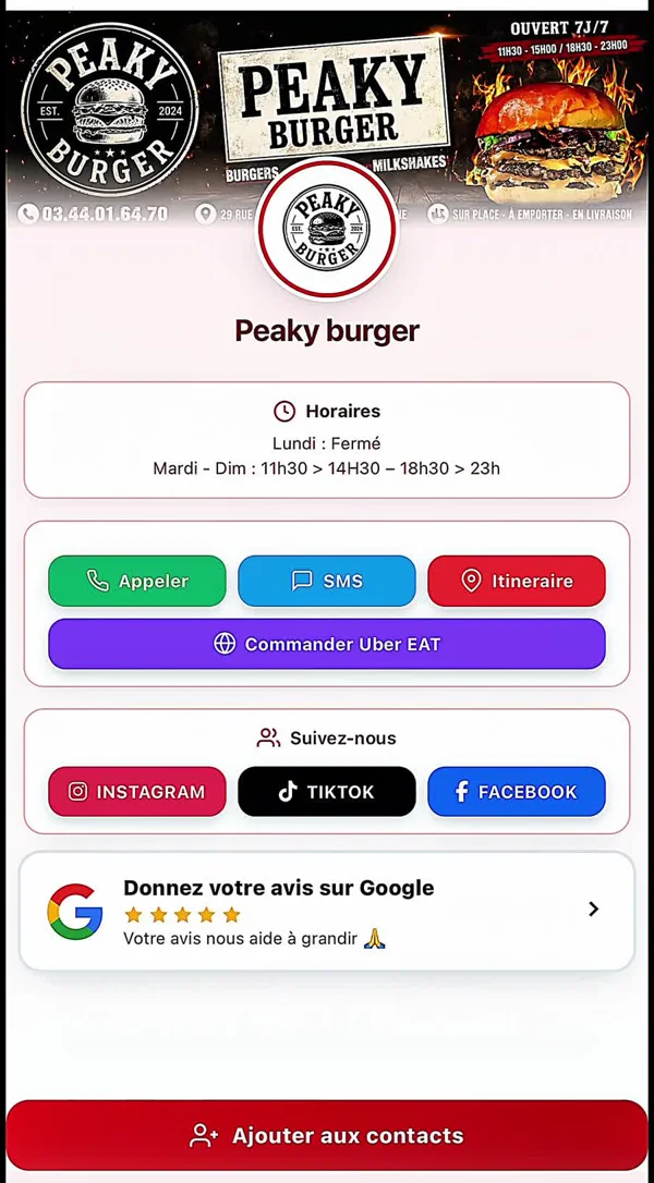Page ScanUpp sur téléphone